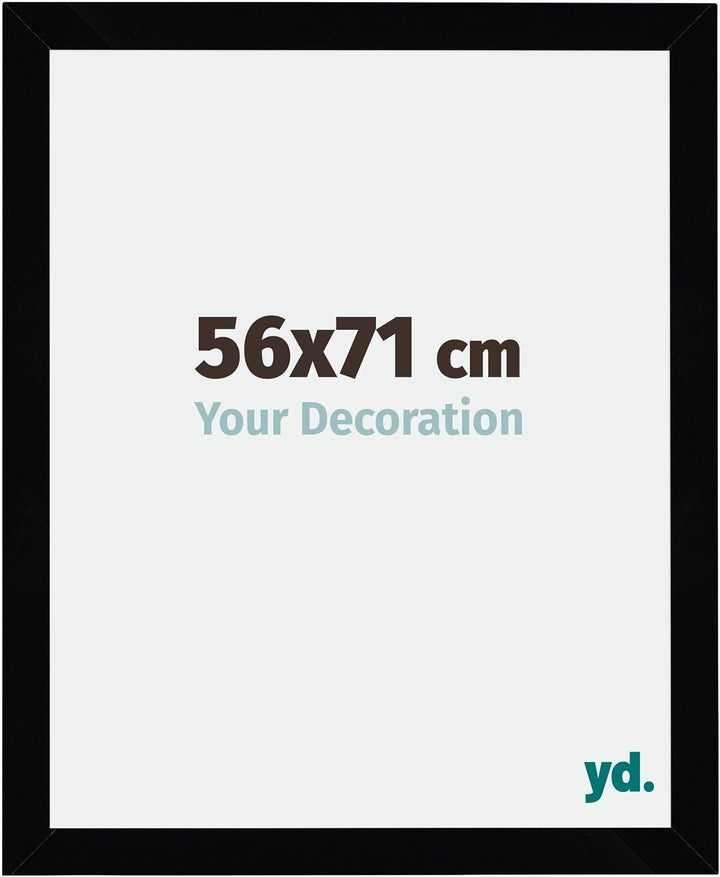 yd. Your Decoration - Bilderrahmen 56x71 cm - Bilderrahmen aus MDF mit Acrylglas - Antireflex - Ausg
