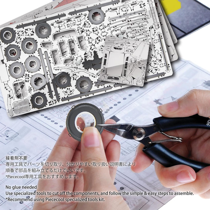 Piececool 3D Puzzle Metall Luxus kugelsichere Limousine, 3D Metall Puzzle Fahrzeug 770K, Modell Auto