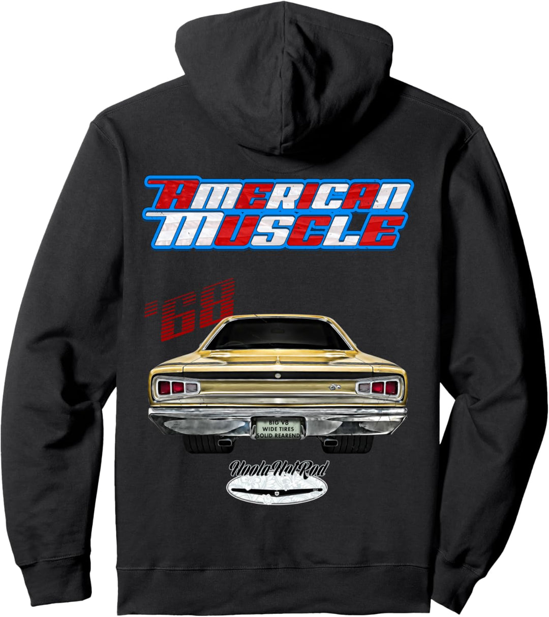 1968 Super Bee, Coronet 500, Hot Rod, Muscle Car, Magnum, Wedge Pullover Hoodie