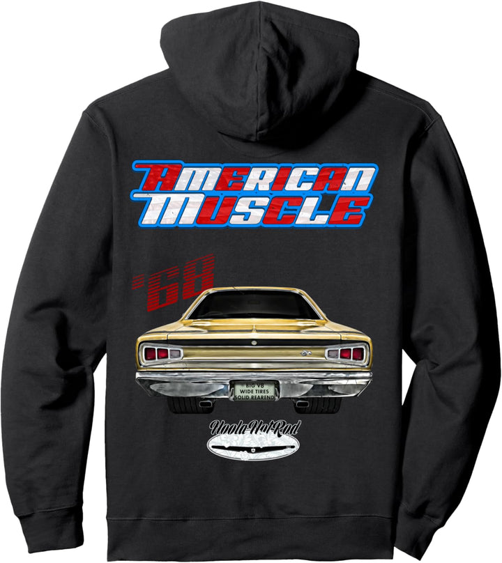 1968 Super Bee, Coronet 500, Hot Rod, Muscle Car, Magnum, Wedge Pullover Hoodie