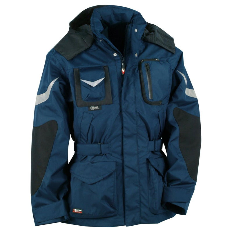 Cofra V006-0-02.Z50 Winterparka "Icestorm" Grösse 50, marineblau/schwarz Navy / Black 50, Navy / Bla