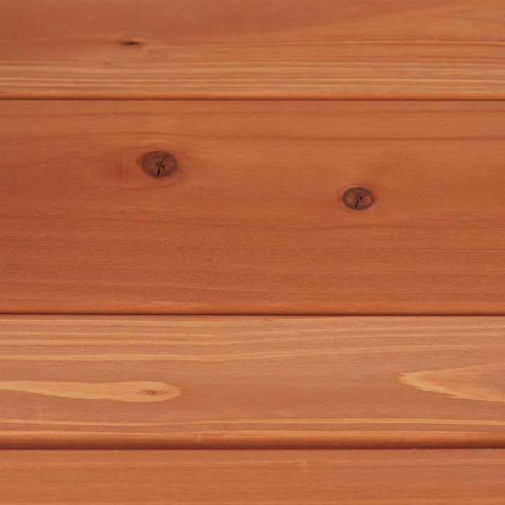 Relaxdays Teichbrücke, mit Geländer, begehbar, Teichübergang, Garten Dekoration, Holzbrücke, HxBxT: