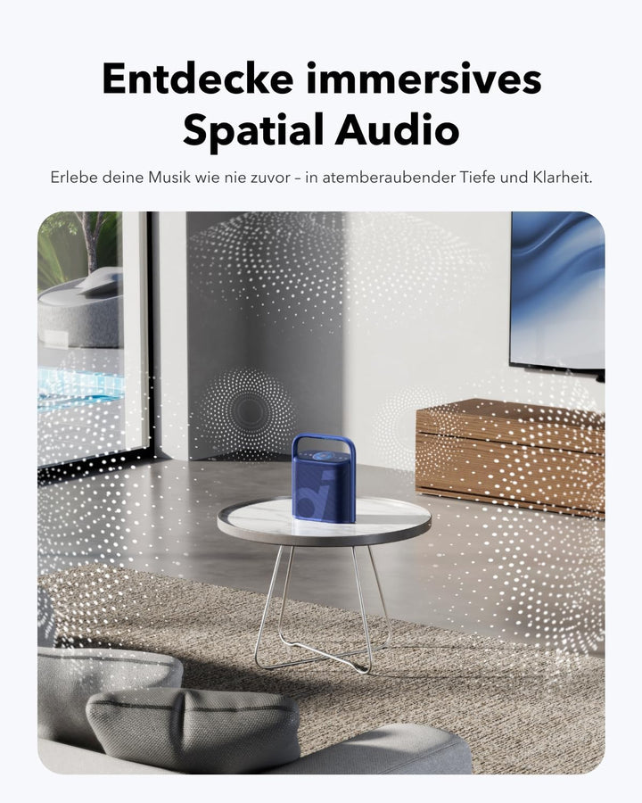Soundcore Motion X500 leistungsstarker Bluetooth-Lautsprecher, kabelloser Lautsprecher, immersives R