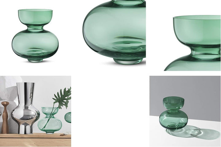 Georg Jensen Alfredo Vase, Grün, 23 x 23 x 25 cm 23 x 23 x 25 cm Grün, 23 x 23 x 25 cm Grün