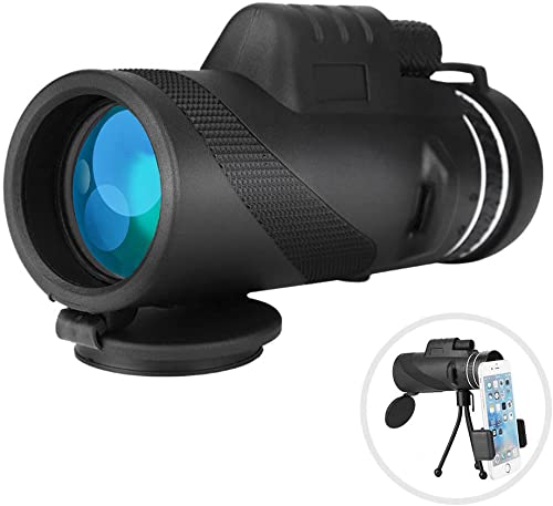Topiky 40x60 Monocular Telescope 8-Fach Zoomen Manuelle Fokussierung Nachtsicht Grossbildtelefon Mon