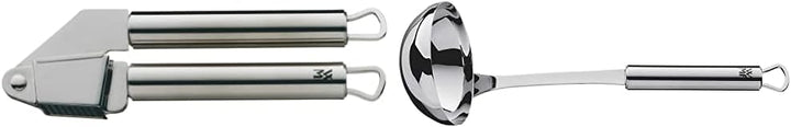 WMF Profi Plus Knoblauchpresse 17,5 cm, Cromargan Edelstahl teilmattiert, spülmaschinengeeignet & Pr