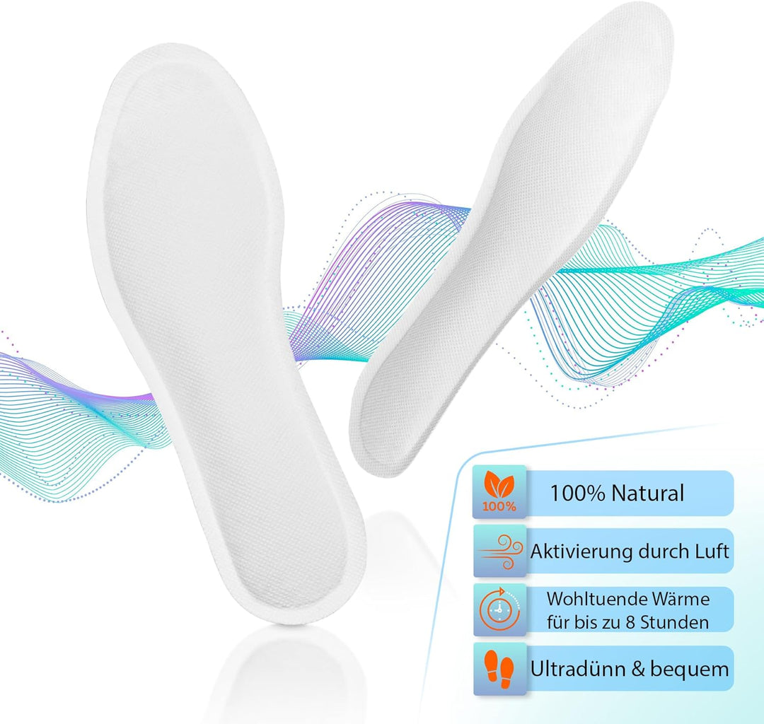 Fusswärmer – Sohlenwärmer für Schuhgrösse 8h Wärme S (36-38) 5 Paar, S (36-38) 5 Paar