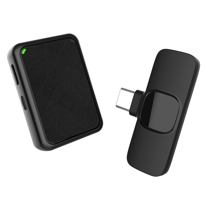 Handy Mikrofon Mini,Gimpro MB1(C) 2.4GHz【Type-C】 Plug&Play Ansteckmikrofon mit 1 Druck Stummschaltun