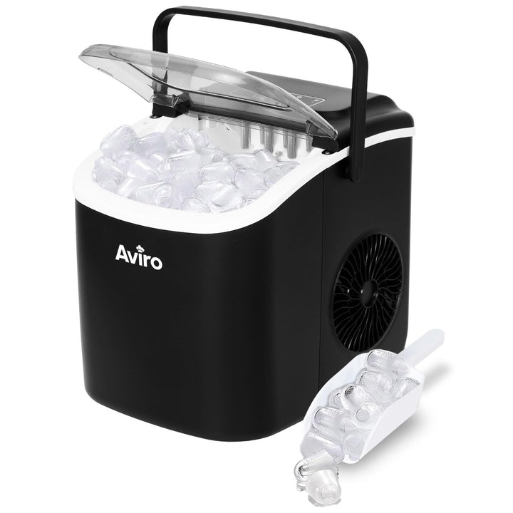 Eiswürfelmaschine - 1,3L - Mit Eisschaufel - Selbstreinigungsfunktion - 12KG / 24U - 9 Würfel / 6 Mi