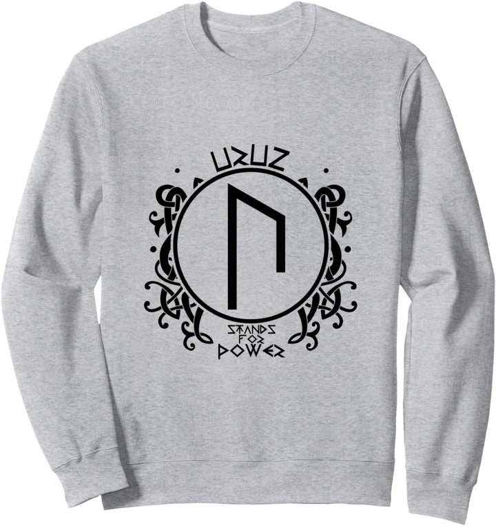 Wikinger Rune Uruz Power Kraft keltische Rune Nordische Rune Sweatshirt