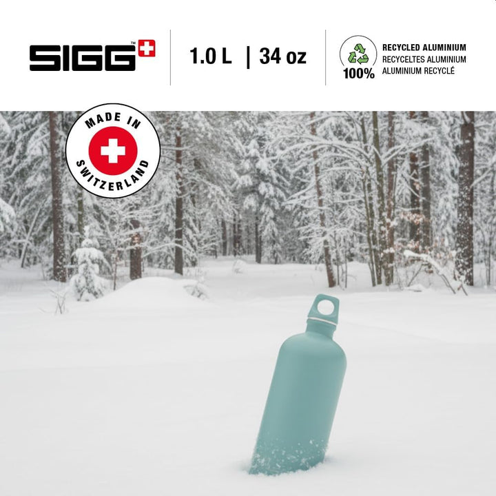 Sigg - Alu Trinkflasche - Traveller - Made in Switzerland - Climatpartner Zertifiziert - Kohlensäure