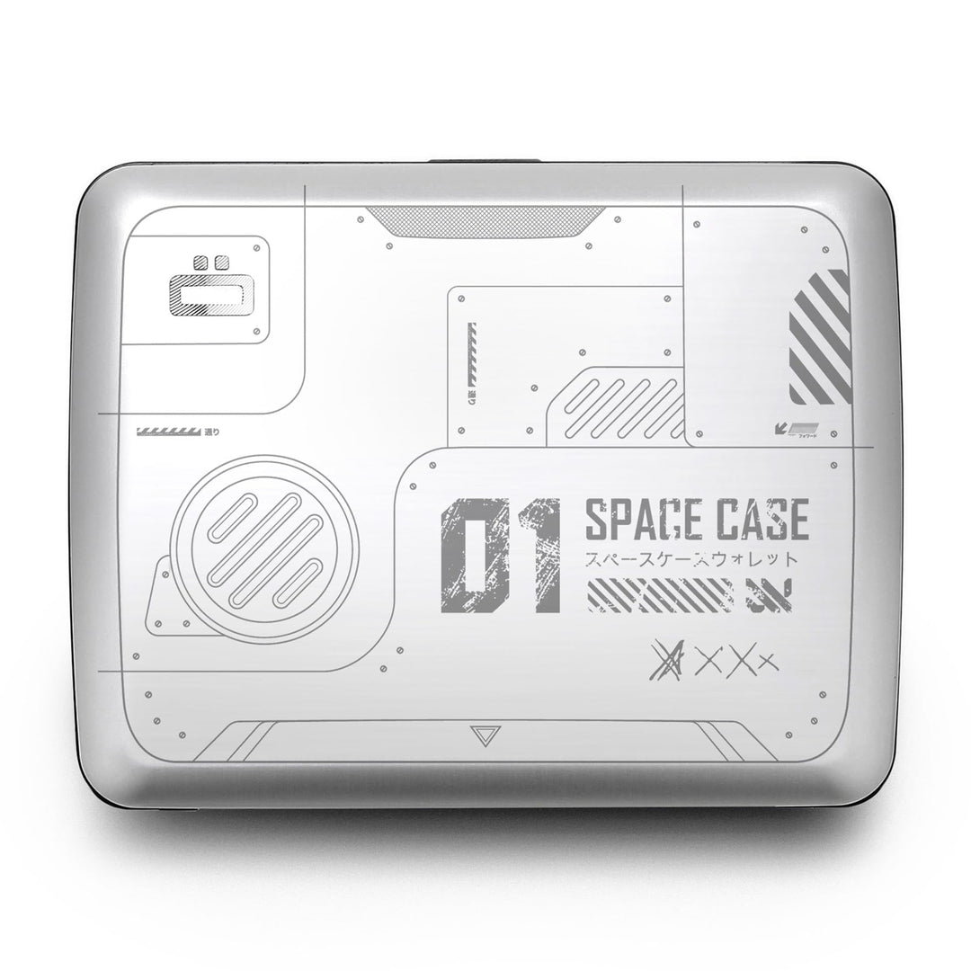 OGON Aluminium Geldbörse Smart Case V2 Large - Verstecktes Fach für Münzen und Scheine - RFID Schutz