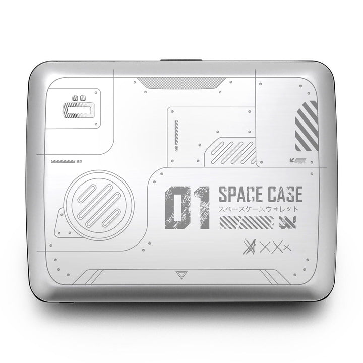 OGON Aluminium Geldbörse Smart Case V2 Large - Verstecktes Fach für Münzen und Scheine - RFID Schutz