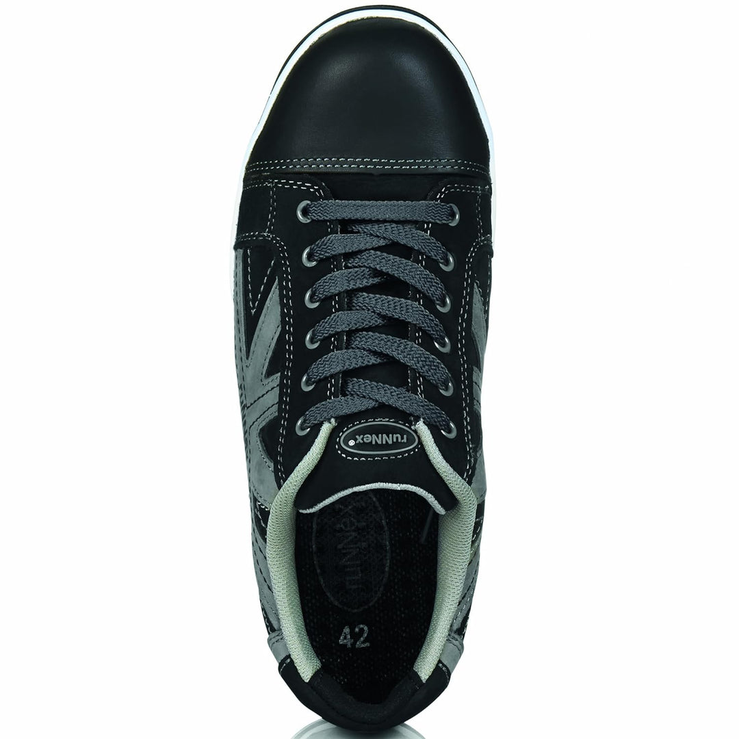 ruNNex Sicherheitshochschuhe S3 SportStar Halbstiefel in Sneaker-Optik Grösse 43, schwarz, 5342 43 E