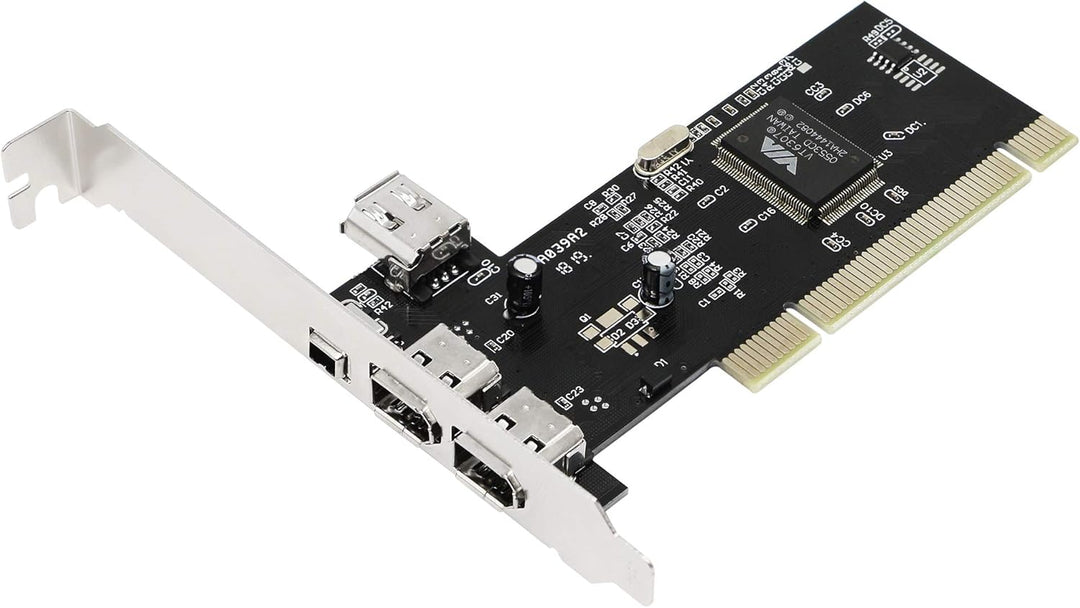 CERRXIAN 3 Port IEEE 1394 Firewire Card PCI Firewire Adapter IEEE 1394 PCI Controller Card for Deskt