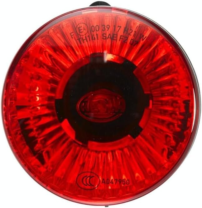 HELLA - Nebelschlussleuchte - Halogen - 12V - Einbau - Lichtscheibenfarbe: rot - Stecker: AMP - hint