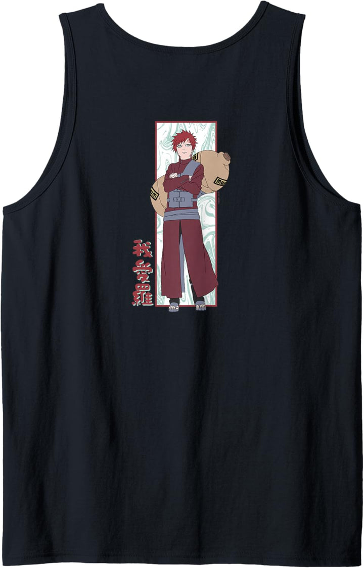 Naruto Shippuden Gaara Marmor Hintergrund Tank Top