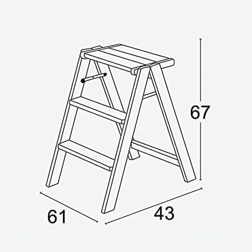 OSIMO Hocker, Holz - 3 Stufen - abschliessbar - Kirsche - Arredamenti Italia