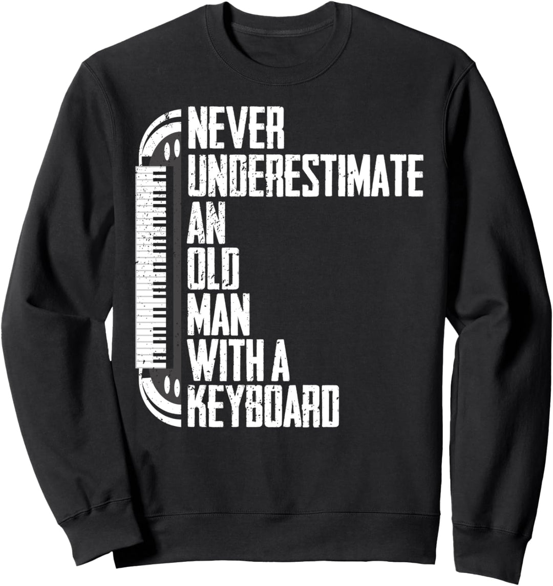 Keyboard Synthesizer Keyboarder Alter Mann | lustiger Spruch Sweatshirt