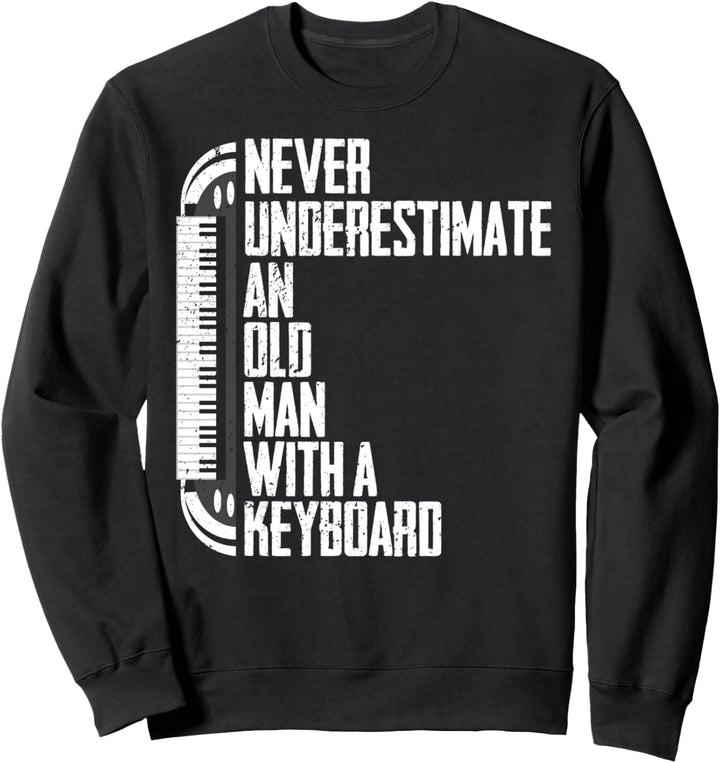 Keyboard Synthesizer Keyboarder Alter Mann | lustiger Spruch Sweatshirt