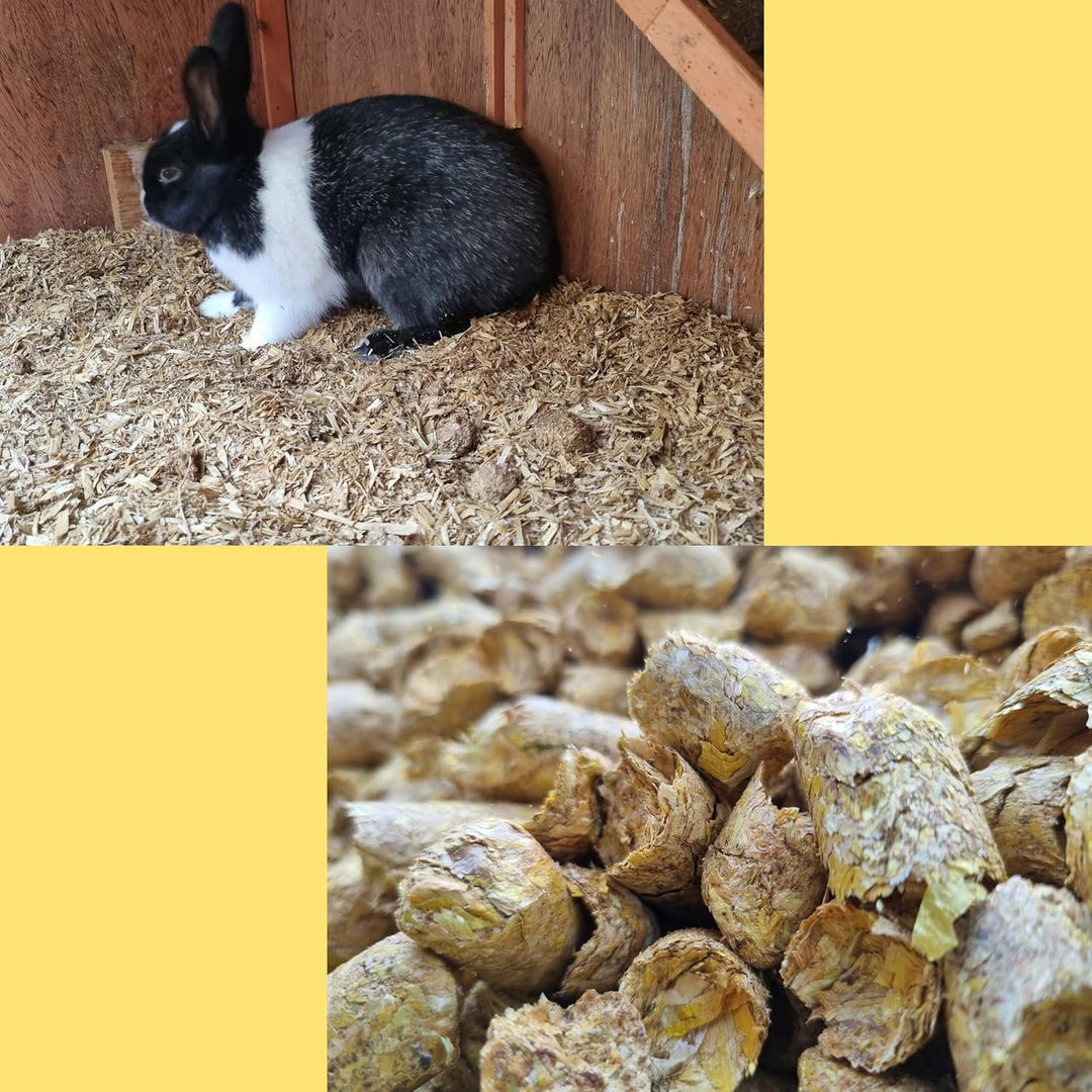 StaehrLLETS Strohpellets Einstreu Stroh Tier Streu Pellet Stall Pferde Box Biotonne 20 kg, statt Säg