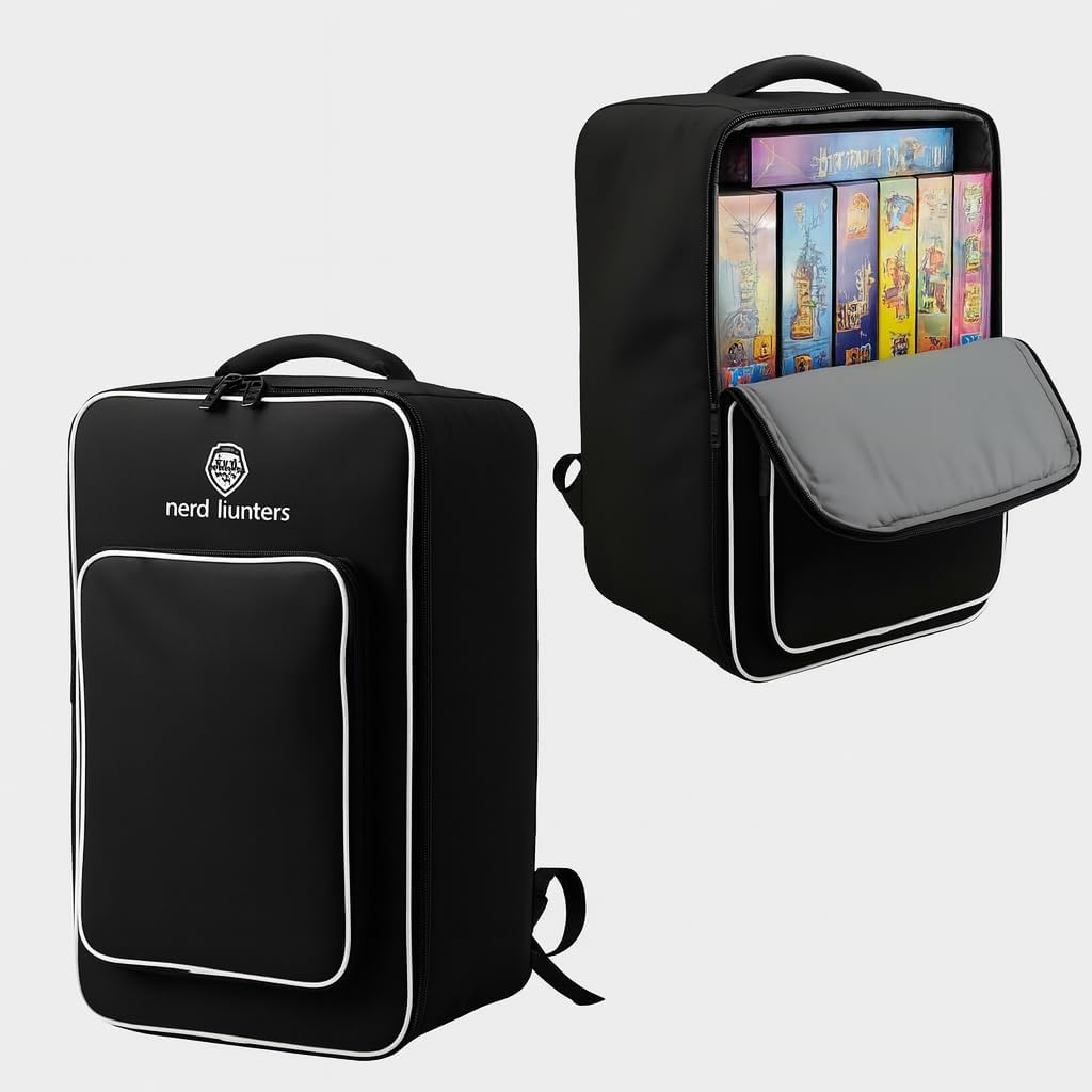 Brettspiel Rucksack – Boardgame Backpack aus 600D Oxford – Grosse Transporttasche für Brettspiele, G