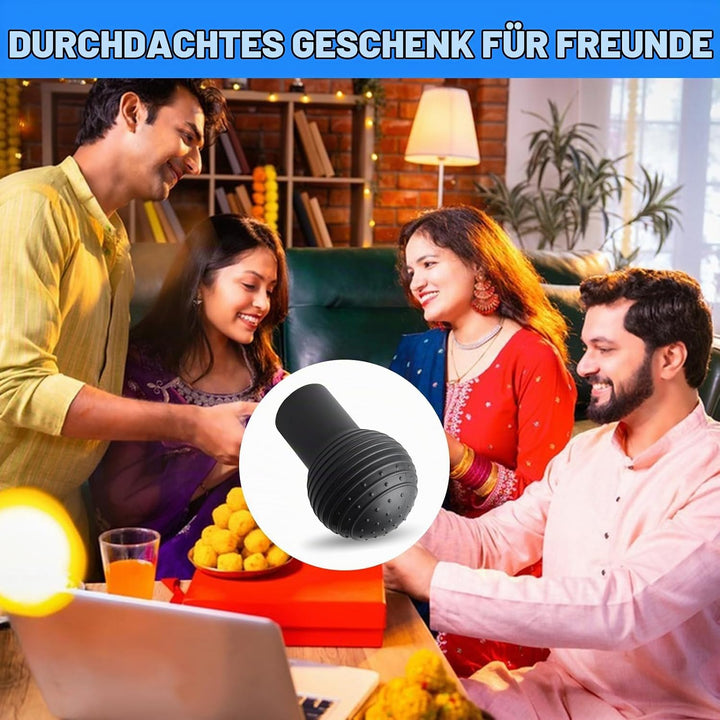 NEUSID Landmine Aufsatz für Langhantel 50mm, Gummi Landmine Base Griffe mit 360° Rotation Kompatibel
