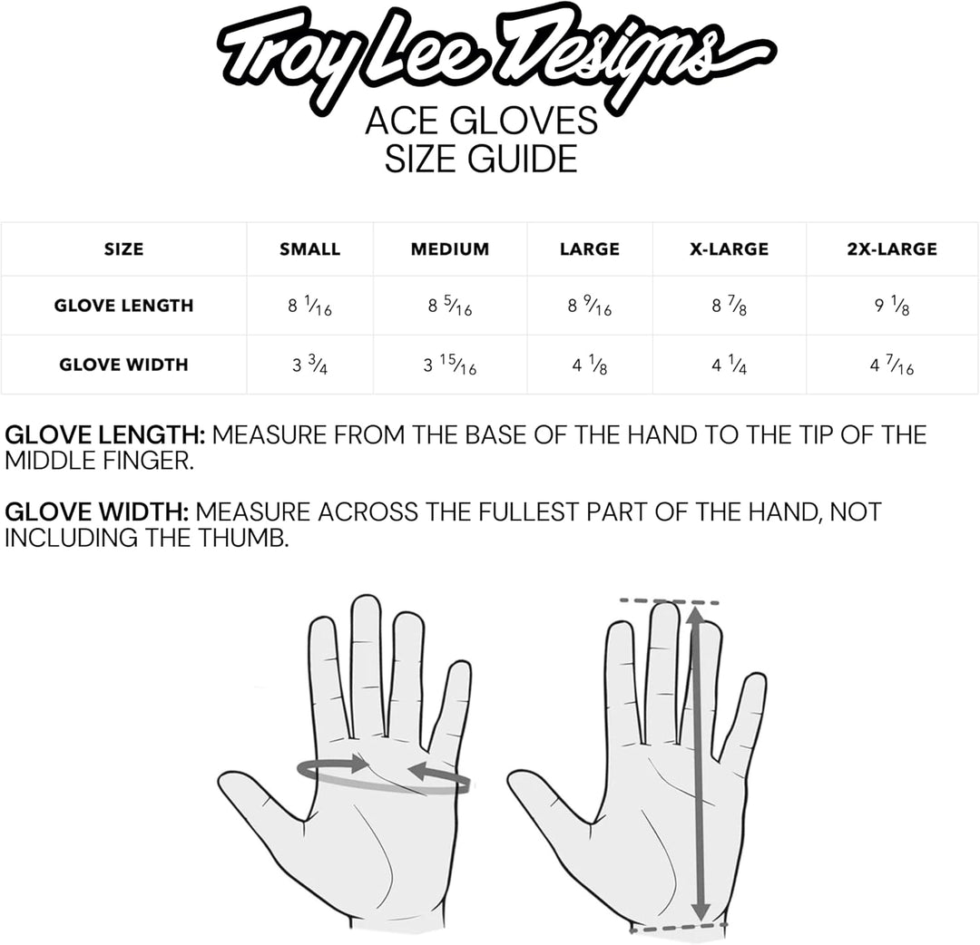 Troy Lee Designs, Handschuhe Unisex Erwachsene M blau, M blau
