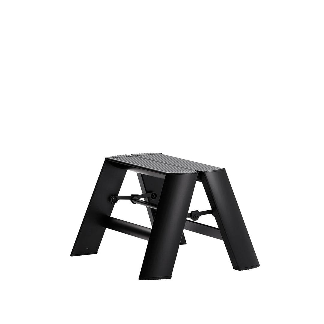 Hasegawa Ladders Ml1.0-1BK Trittleiter, Schwarz, Schwarz