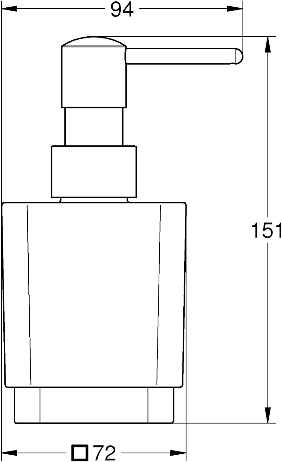Grohe Selection Cube Seifenspender, 40805000