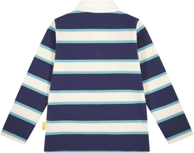 Steiff Jungen Gestreift Poloshirt Langarm, 116