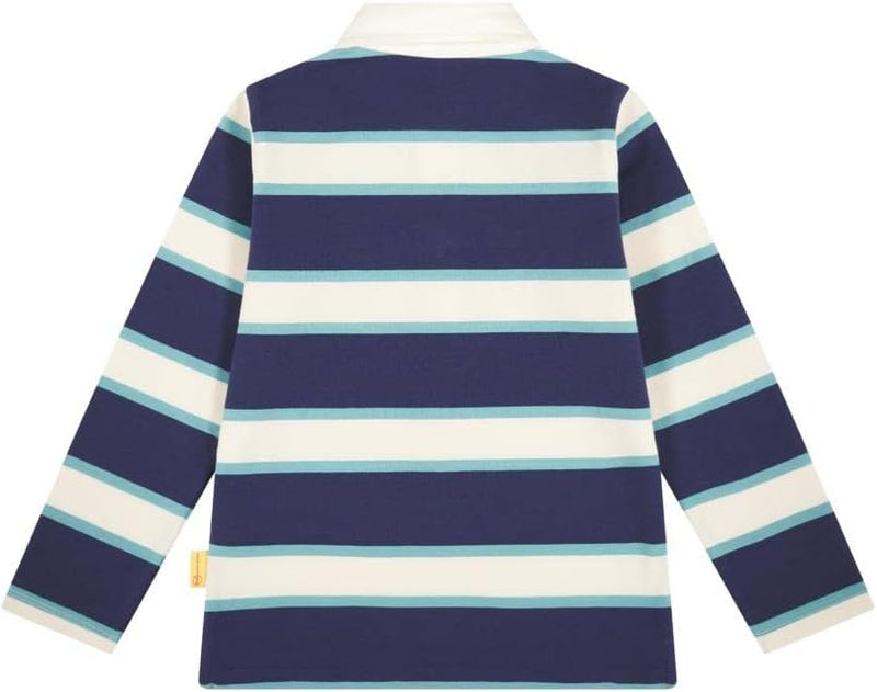 Steiff Jungen Gestreift Poloshirt Langarm, 116