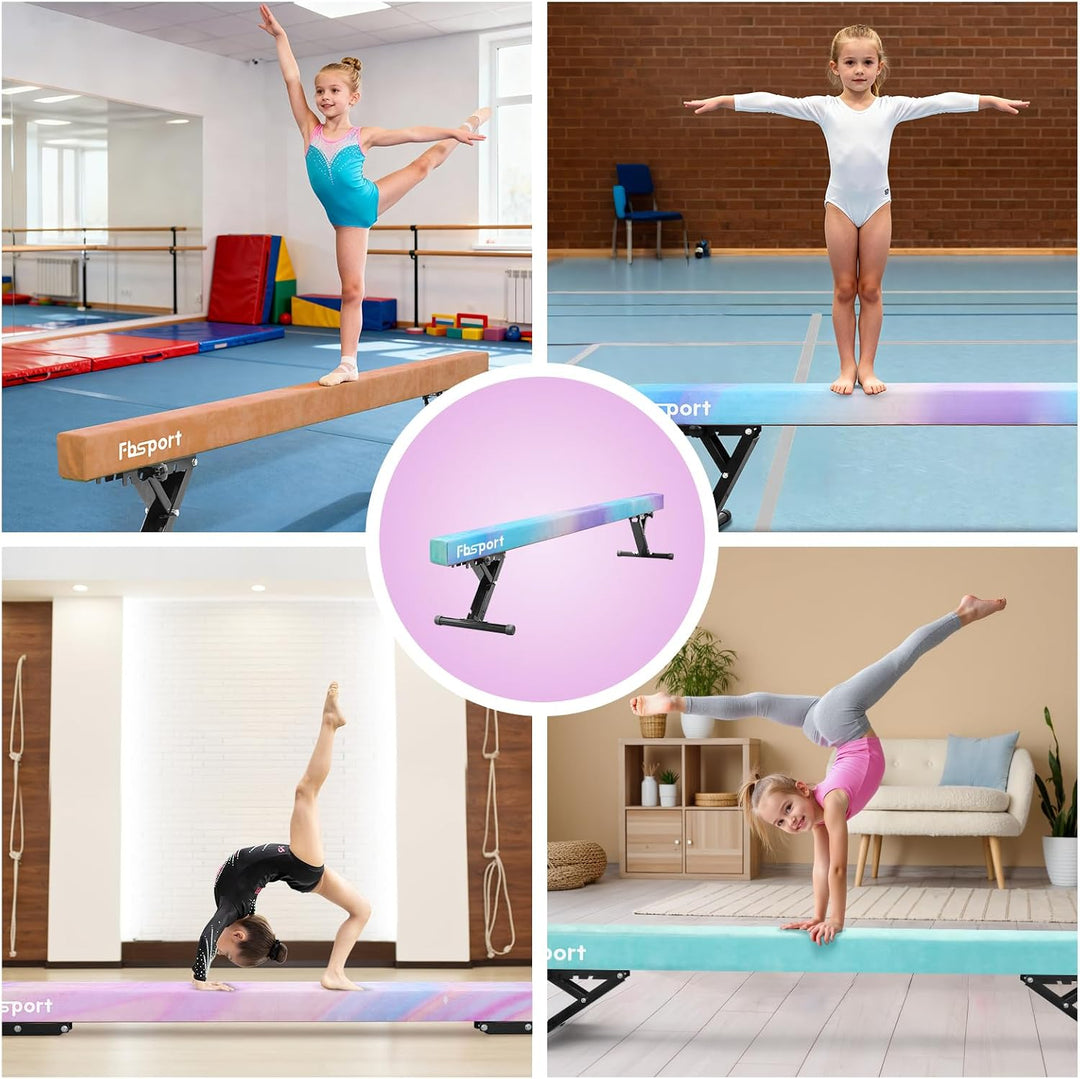 FBSPORT schwebebalken Kinder schwebebalken für zuhause schwebebalken höhenverstellbar Gymnastik Bala