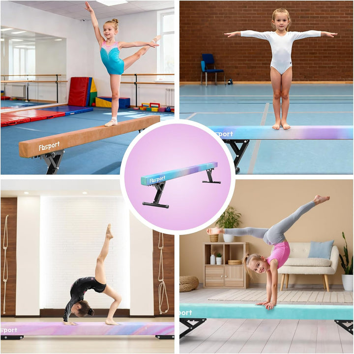 FBSPORT schwebebalken Kinder schwebebalken für zuhause schwebebalken höhenverstellbar Gymnastik Bala