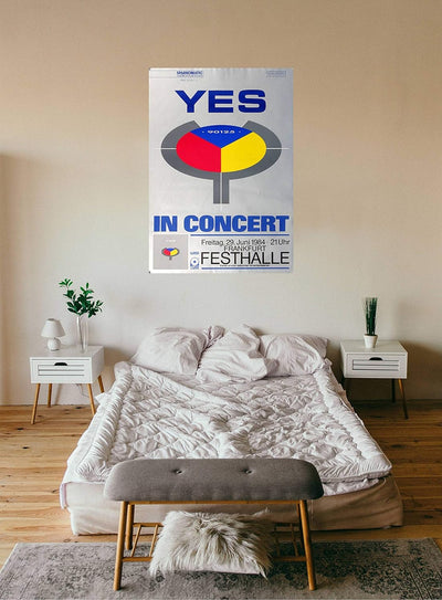 Yes - 90125 In Concert, Tour 1984 » Konzertplakat/Premium Poster | Live Konzert Veranstaltung | DIN