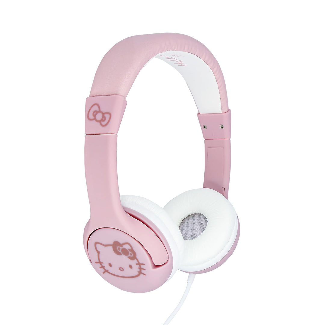 OTL Technoloiges HK1184 Hello Kitty Kopfhörer für Kinder, kabelgebunden, Pink mit Roségold