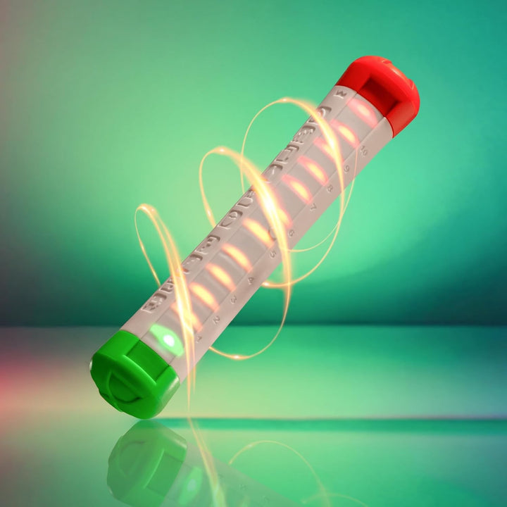 Stickflip - Werfen, Fangen, Hochleveln | 10 Spiele mit LEDs und Sound, Solo und Multiplayer, elektro
