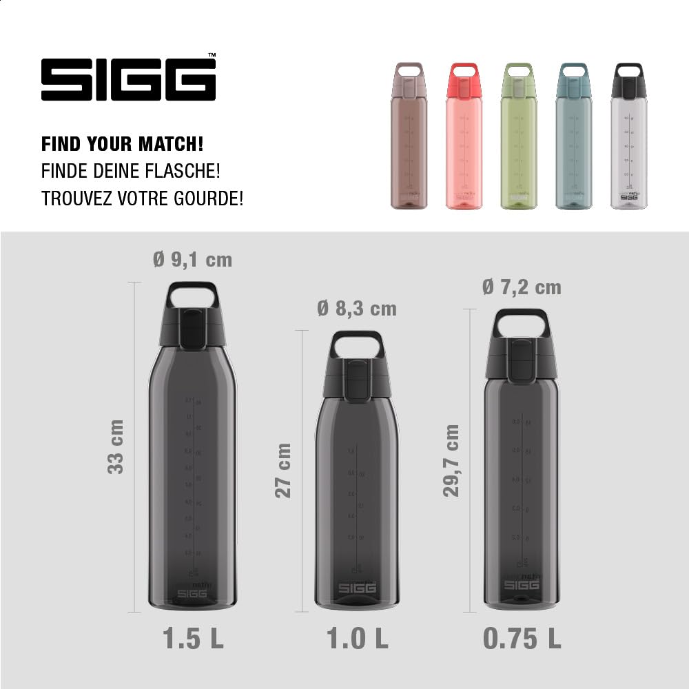 SIGG - Tritan Trinkflasche - Total Color ONE ONE - Für Kohlensäurehaltige Getränke Geeignet - Spülma