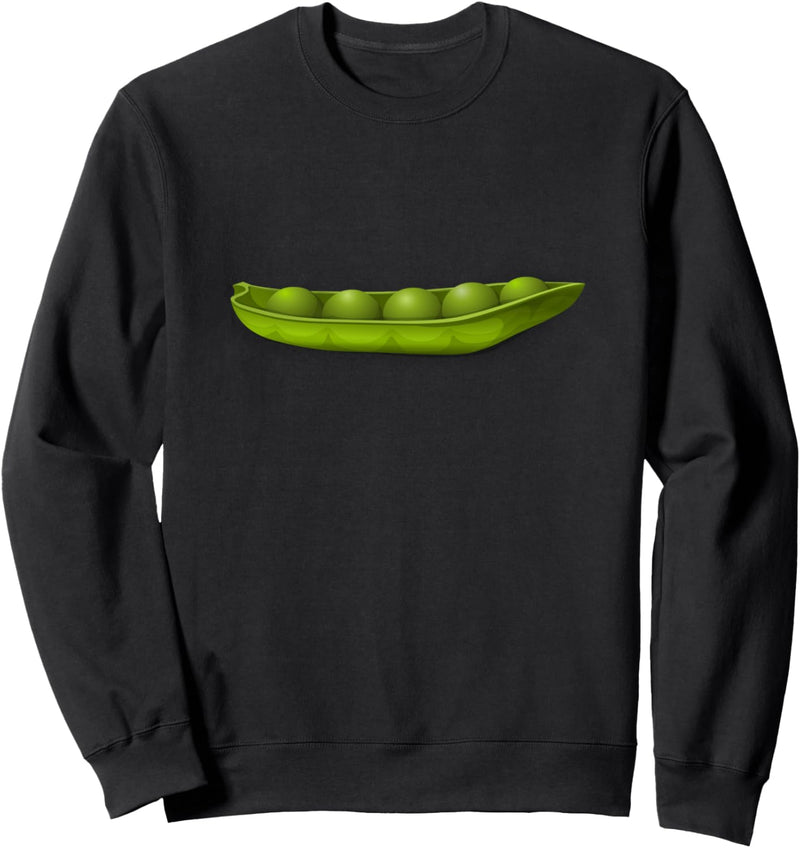 Grüne Erbsen-Peapod Sweatshirt