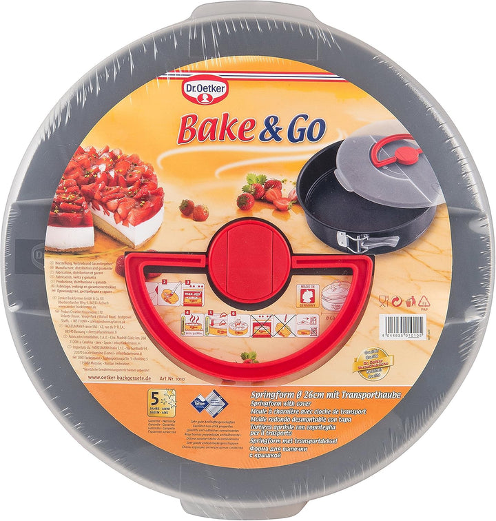 Dr. Oetker Backblech mit extra hohem Rand, aus hochwertigem Stahlblech mit Antihaft-Beschichtung, ec
