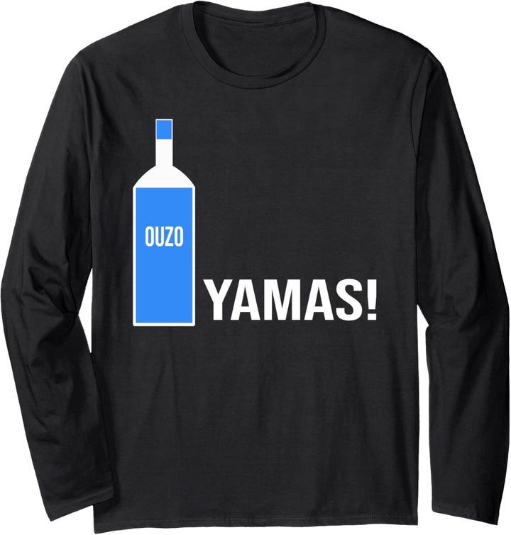 Yamas! Ouzo Grieche Langarmshirt