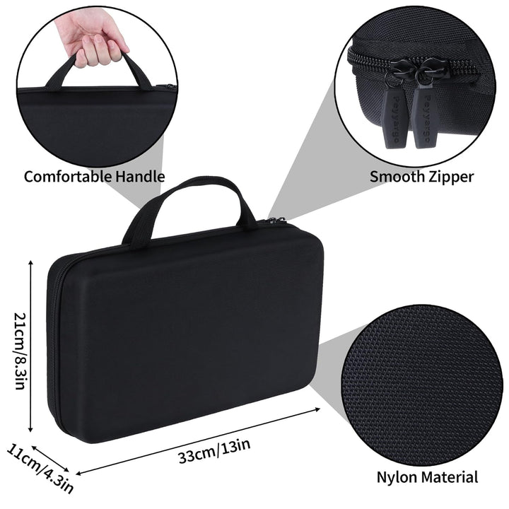 Peyyargo Hart Batterie Organizer Aufbewahrungsbox kompatibel mit 259 Batterien AA AAA C D 9V (Batter