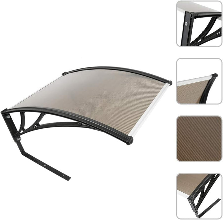 Garage für Mähroboter Rasenroboter Überdachung Vordach aus Polycarbonat für Mähroboter (Bodenmontier