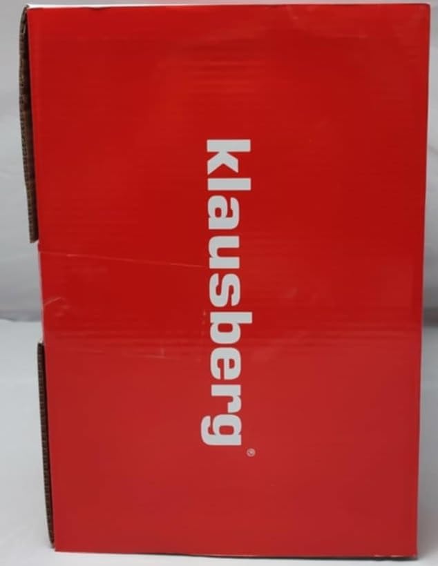 Klausberg Edelstahl Brotkasten für Küche, Brotkasten, Brothalter (Black) Schwarz, Schwarz