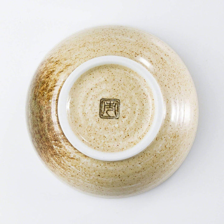 Wazakura Minoyaki Serie Kleine Runde Glasierte Ikebana Blumenvase, Made in Japan, Handbemalte Kerami