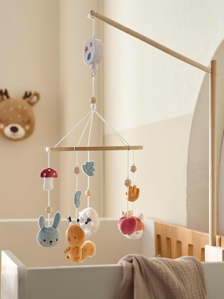 VERTBAUDET Baby Musikmobile „Waldfreunde“ natur