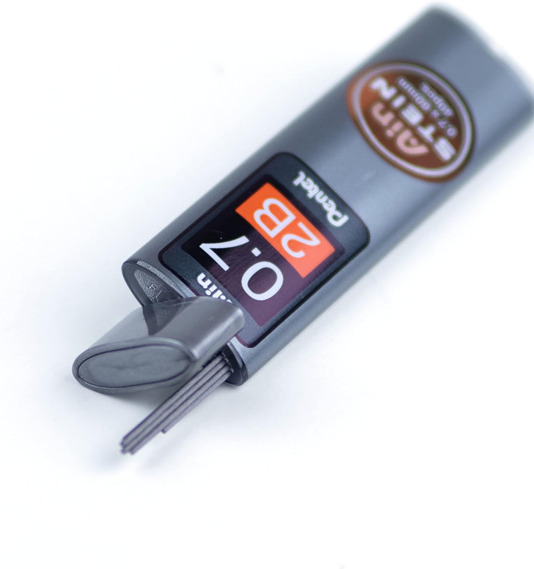 Pentel C277-2BO Ain Stein Feinmine, Strichstärke 0.7 mm, Härtegrad 2B, 40 Minen je Dose, 2B