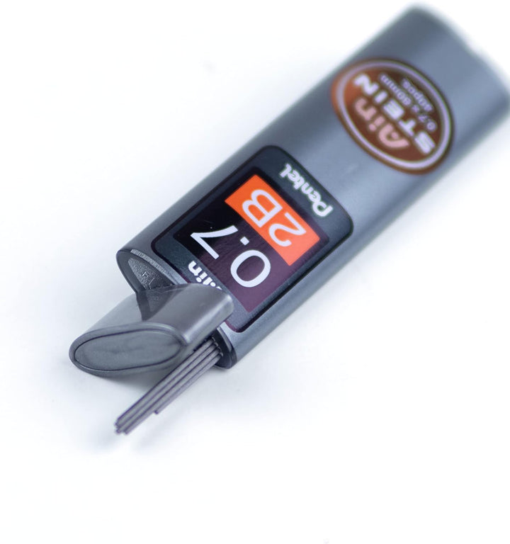 Pentel C277-2BO Ain Stein Feinmine, Strichstärke 0.7 mm, Härtegrad 2B, 40 Minen je Dose, 2B