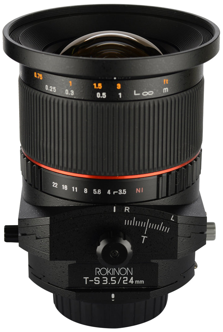Rokinon TSL24M-N Objektiv, 24 mm, f/3,5, Neigung, für Nikon, Für Nikon