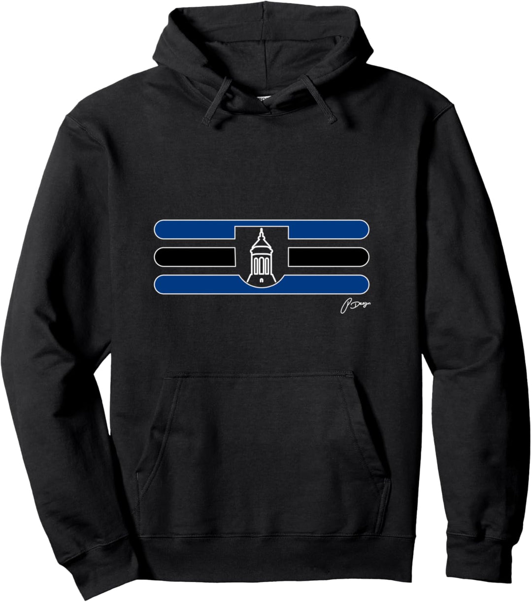 Modernes Monnemer (Mannheimer) Design Pullover Hoodie
